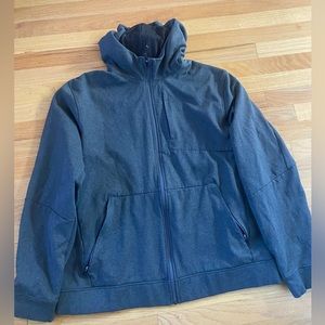 Lululemon Mens scuba hoodie Grey and black size xxl
